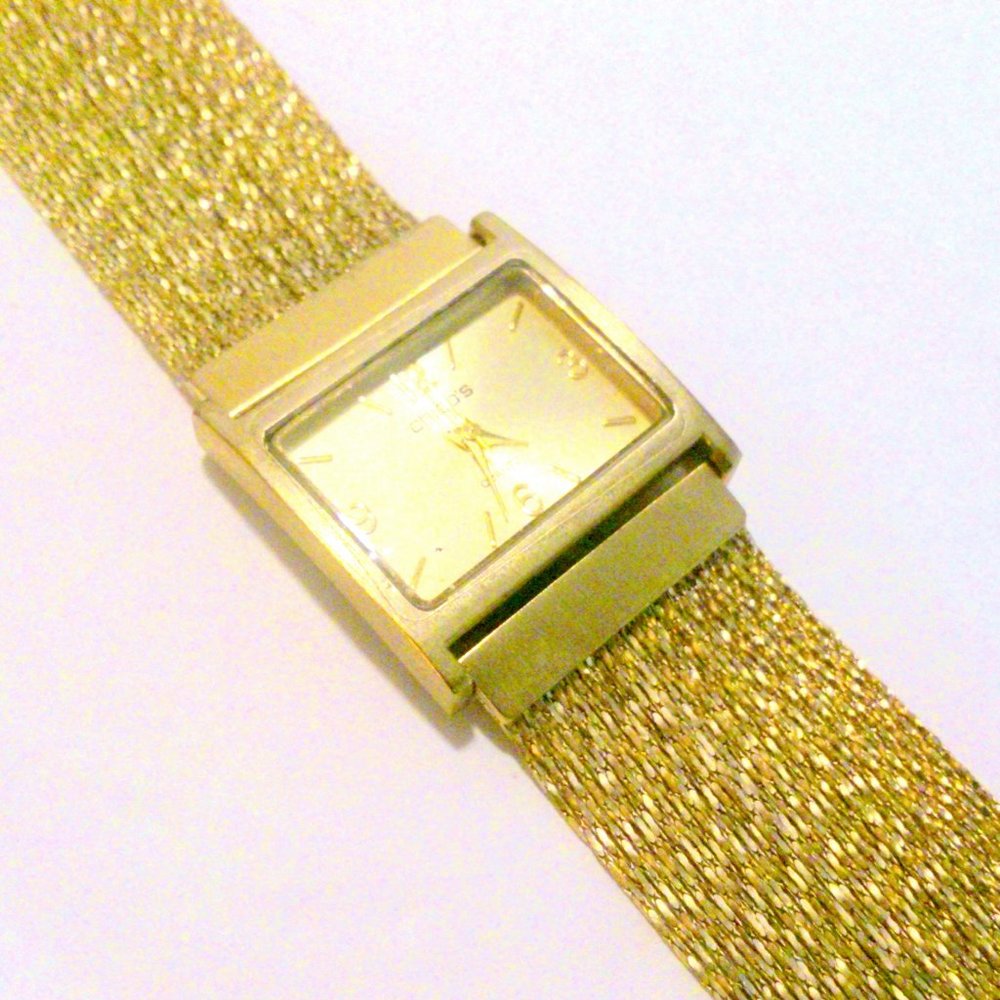 Chico's Women's Gold Tone Multi Chain Wristwatch